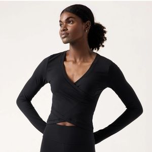 Athleta Transcend Wrap Top